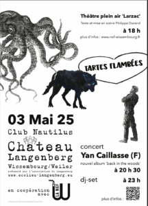 Théâtre Larzac, concert Yan Caillasse & DJ-Set (Dance in May #2)