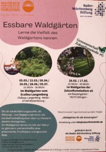 Essbares Waldgärten – Jardins-forêts comestibles 5.3-5.7.2025